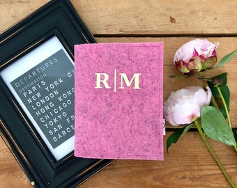 Passport cover personalized| Initials | individual passport cover with name