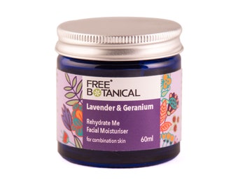 Lavender & Geranium Free Botanical Naturally Rehydrate Me Facial Moisturiser - Combination skin