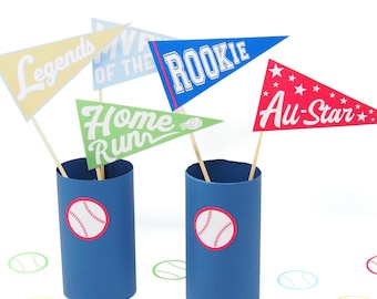 Baseball Party decoration. Baseball Birthday Party. Baseball Baby Shower. Baseball Flag. Sports Party Decor. Printable