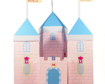 Fairy tale Castle Favor Box Kit (Pink). Pricess Party Favors. Princess Party. Fairytale Party Favor. Princess Party Centerpiece