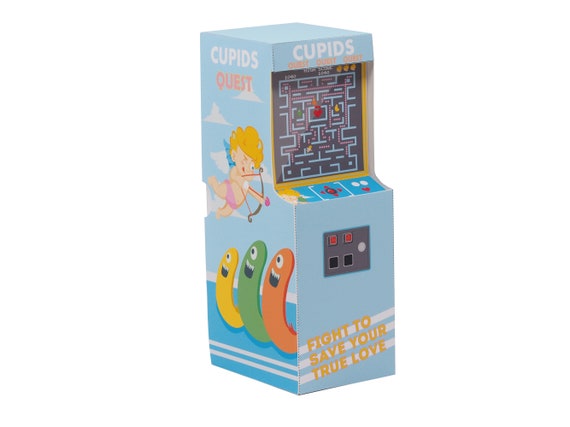 Valentine's Favor box For Him. Arcade Game Favor Box. Valentine's Gift For Him Il_570xn