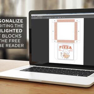 Pizza Party Favor Box. Printable Party Decorations. Pizza Party Theme. Pizza Party Ideas image 4