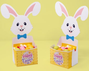 Easter Bunny Basket. Printable Easter Bunny