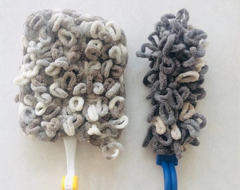 Dual sided Reusable Duster Cover- eco friendly / economical duster / cleaning rag