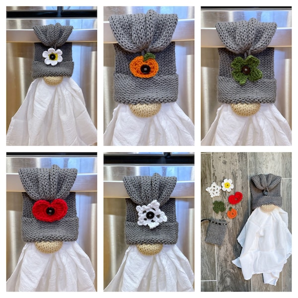 Strick Wichtel Handtuchhalter/ Handtuchhalter/ Küchenzwicht/ Handtuchhalter/ Handtuchhalter/ Weihnachtswichtel