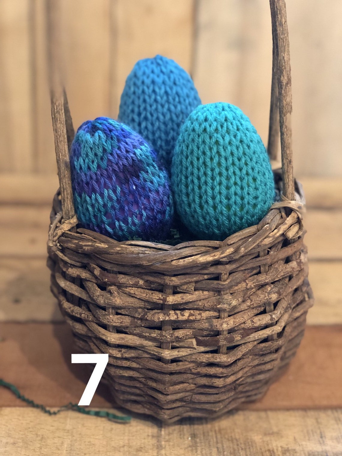 Knit Easter Eggs / Home Decor / Easter Decor/ Easter Egg / Etsy