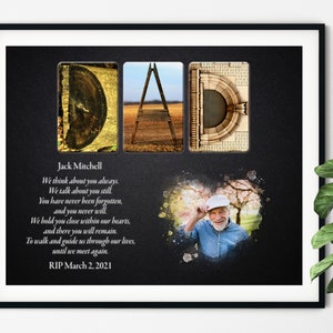 MEMORIAL GIFT DAD Memorial Gift For Dad, Memorial In memory of Dad Losing Dad Father Memorial Gift Loss of Dad Sympathy Gift for loss of Dad