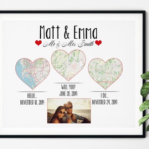 Cadeau de fiançailles carte, cadeau de fiançailles unique, carte de fiançailles, cadeau carte, rencontre avec mariage en direct, coeurs, cadeau d'anniversaire de mariage, personnalisé