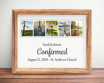 Personalized Confirmation Gift, Girls Confirmation Gift, Printable Confirmation Gift, Sponsor Gift for Confirmation, Confirmation Decor