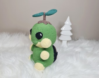 Turtwig pattern, Pandacrocheting style