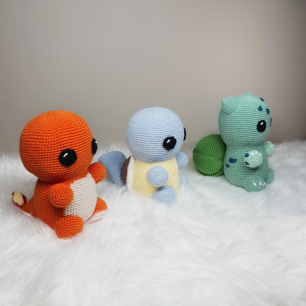 Pattern Bundle Charmander, Squirtle, Bulbasaur.