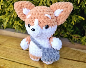 Bailey the Corgi Crochet Pattern, Amigurumi Dog (PDF Pattern)