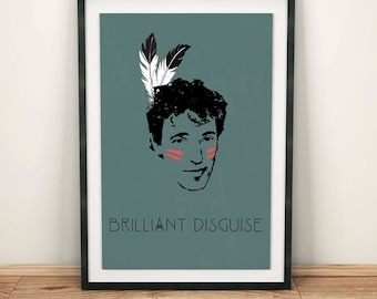 Bruce Springsteen &quot;Brilliant Disguise&quot; Poster - Poster Print - Music Poster - Wall Art - Perfect Gift