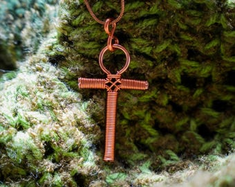 100% Handmade Ankh Necklace, Pure Egyptian Divine