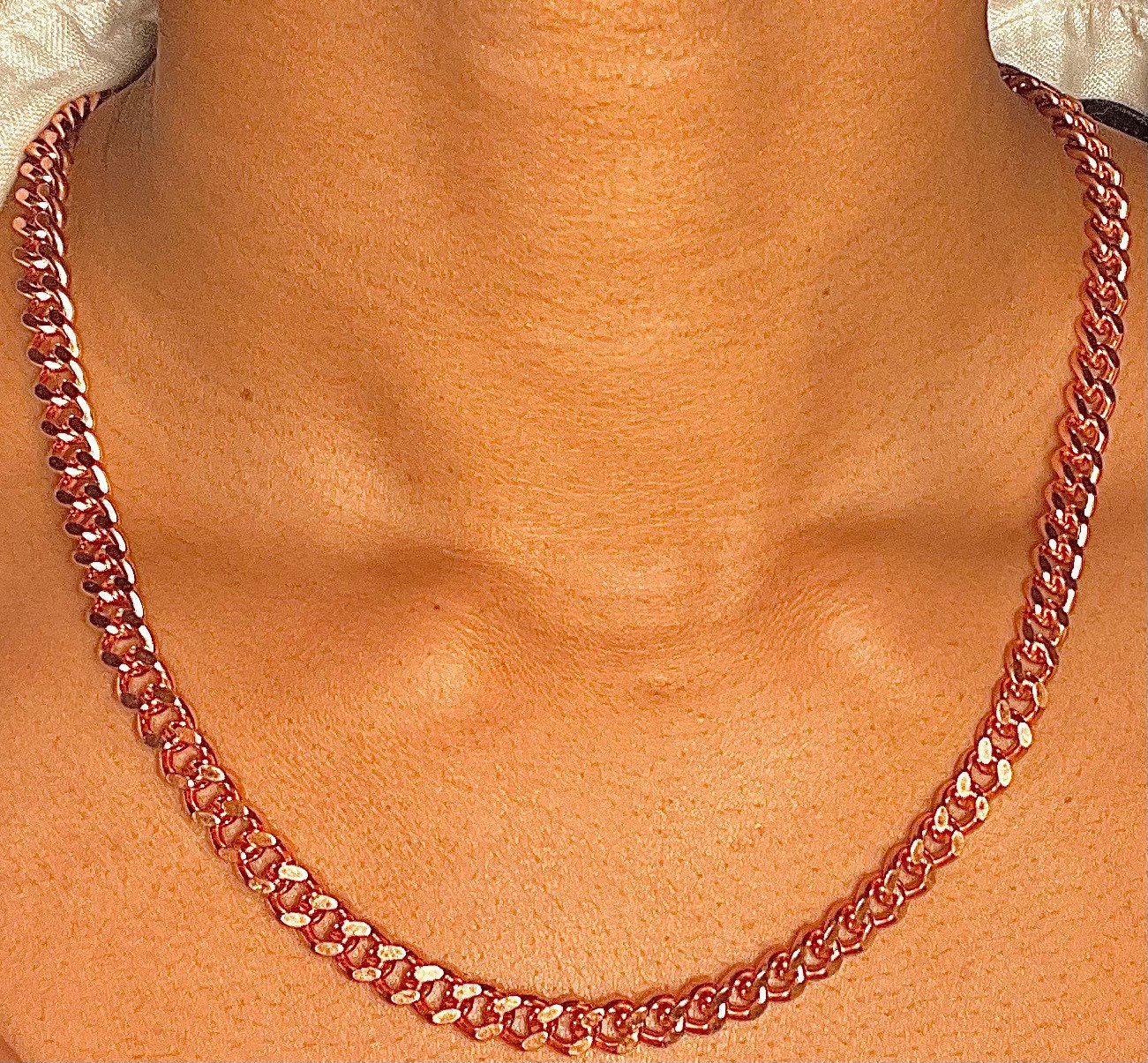 Cuban Link Miami Cuban Chain Acrylic Necklace Cool Chain Clear