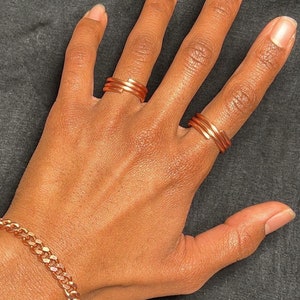 Authentic Copper Ring, Spiral. Band Ring. Pure Solid Copper. Handmade Jewelry. Copper Rings. Protection Jewelry.