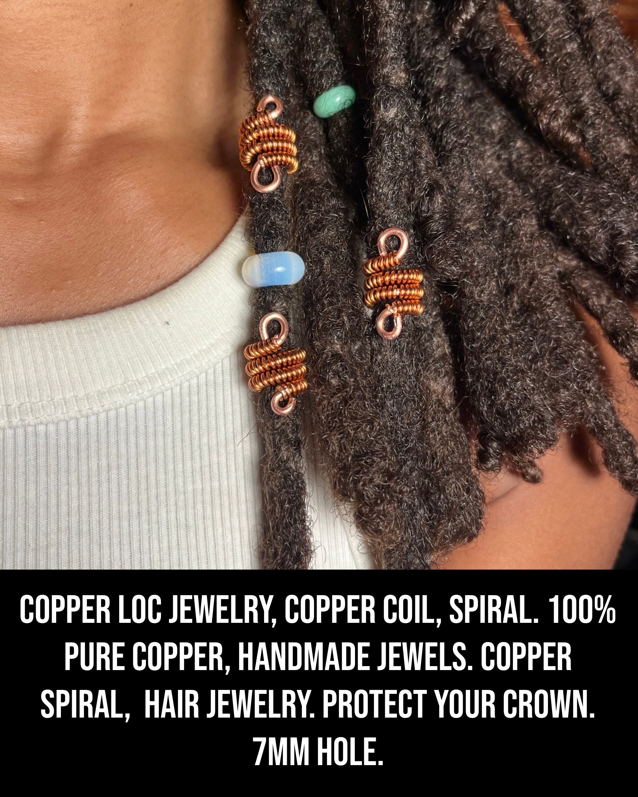 200pcs Hair Beads Jewelry, Dreadlocks Gem Crystal Charms, Metal Coils  Rings, Gold And Silver Pendants,Braid Cuffs,Clips,Loc Tube Bead Braid
