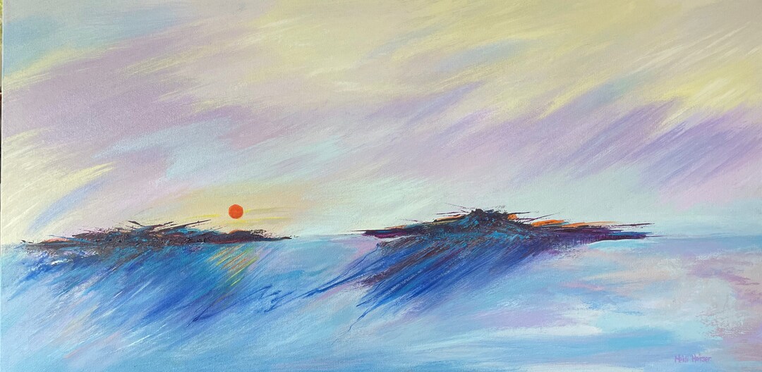 SEPARATION BLUES - Original Abstract Painting - Etsy