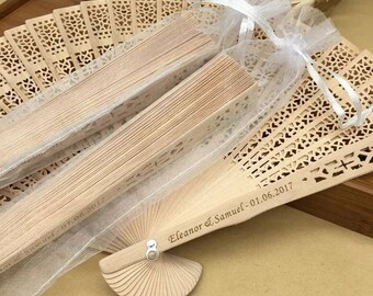 Wedding Fans Etsy