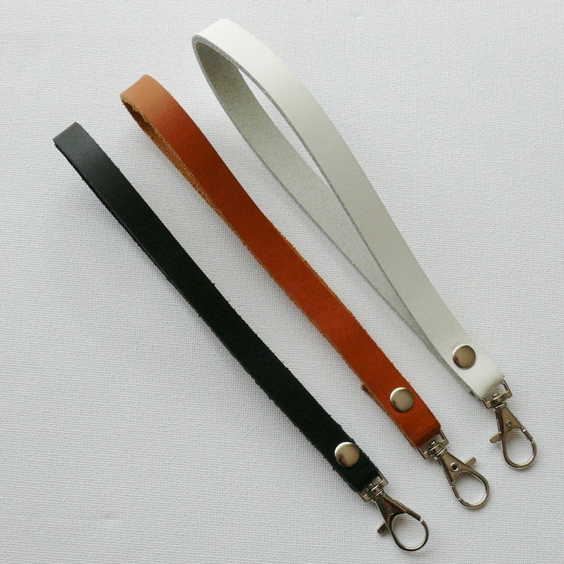 Leather Strap Wristlet Handles for a Clutch Purse Pouch Small Etsy