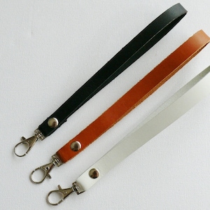 Leather Strap Wristlet Handles for a Clutch Purse Pouch Small Bag Elegant Leather Handle