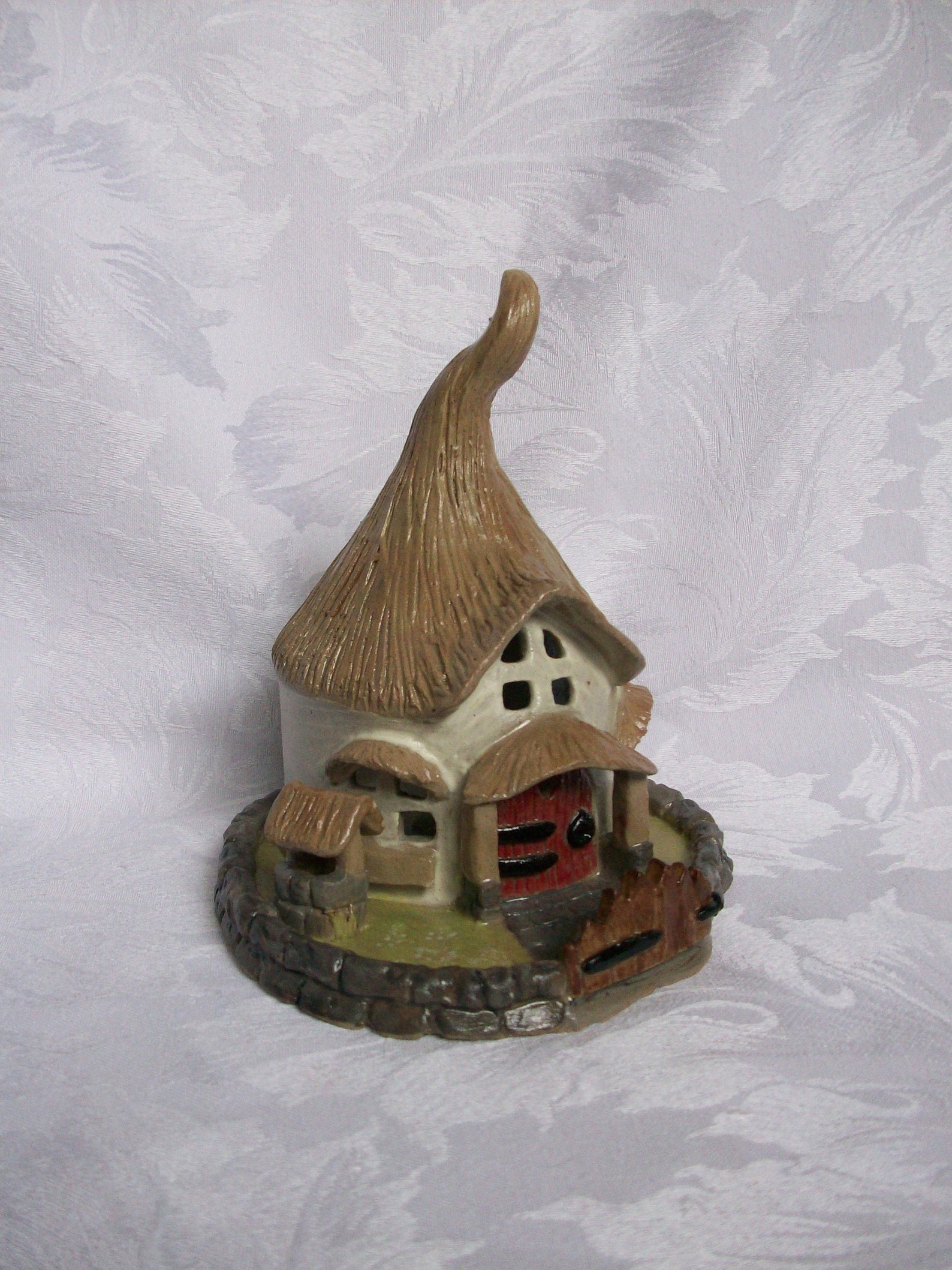 Handmade Ceramic Fairy House With Garden and Thatched Roof - Etsy