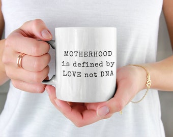 Gift for Mom, Gift for Stepmom, Motherhood, Bonus Mom Gift, Mother's Day Gift, Double-Sided Print, Ceramic Coffee Mug, Birthday Gift