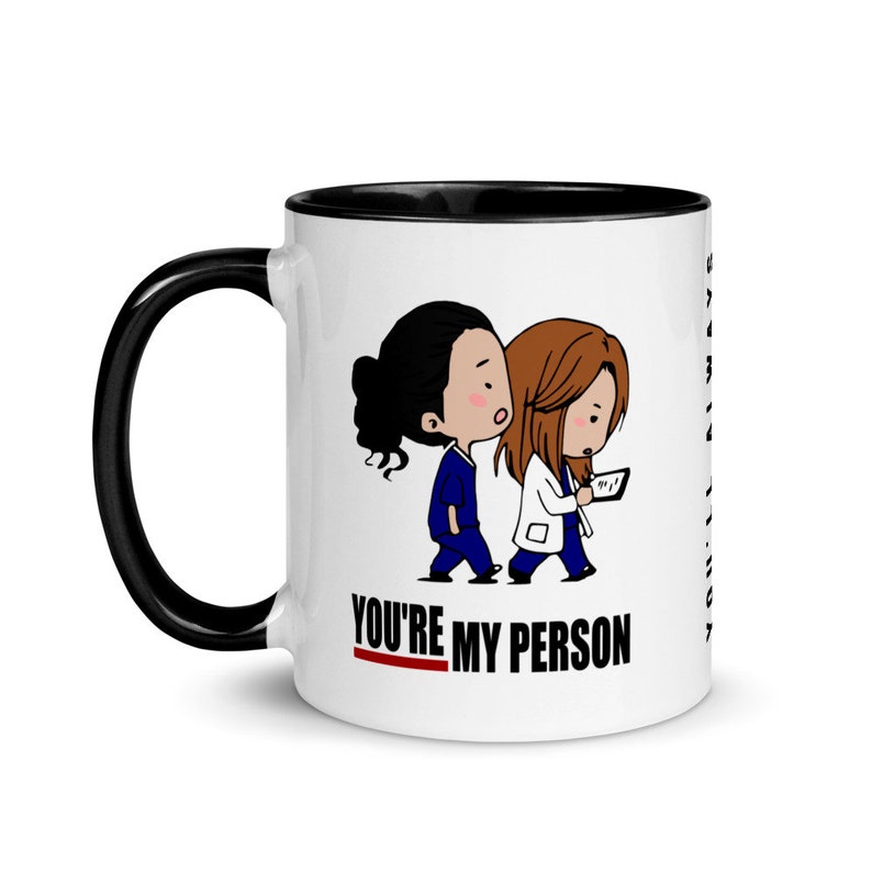 Tu es ma personne, tasse de meilleur ami, cadeau de meilleur ami, cadeau d'anniversaire, tasse de fille avec des énonciations, tasse de café de BFF, cadeau de jour de Galentines, cadeau de soeur image 6