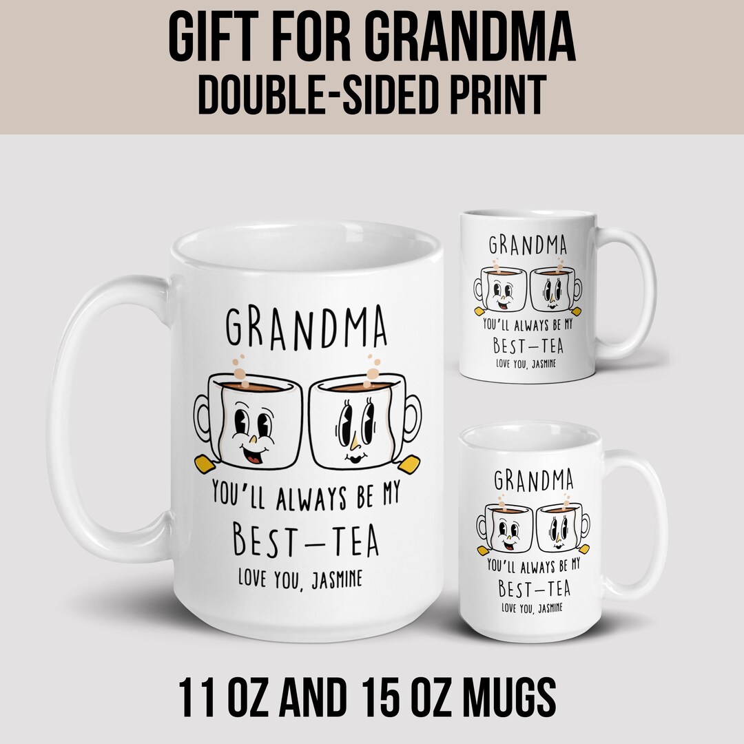 Personalized Grandma Mug, Gift From Grandkids, Gift for Grandmother