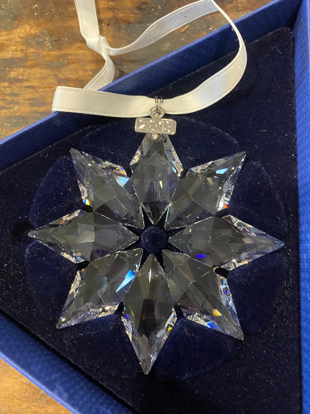 Swarovski Crystal Annual Snowflake Ornament Like New Etsy
