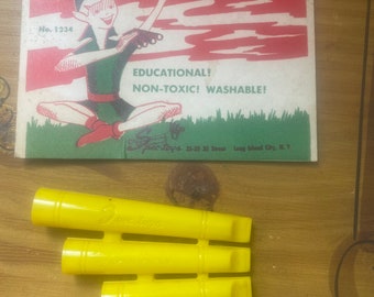 Vintage Pan Pipes by Spec Toys with Original Advertisement