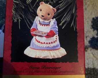 1993 Hallmark Keepsake Mama Bearinger Ornament Original Box