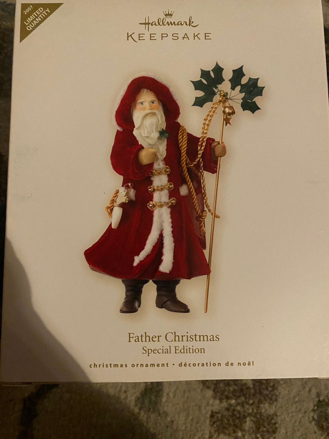 Hallmark Keepsake Father Christmas Special Edition Ornament Etsy
