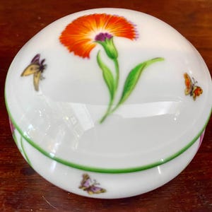 ティファニー Tiffany 小物入れ LIMOGES Limoges Tiffany and Co “tiffany Garden” Trinket Box - Etsy