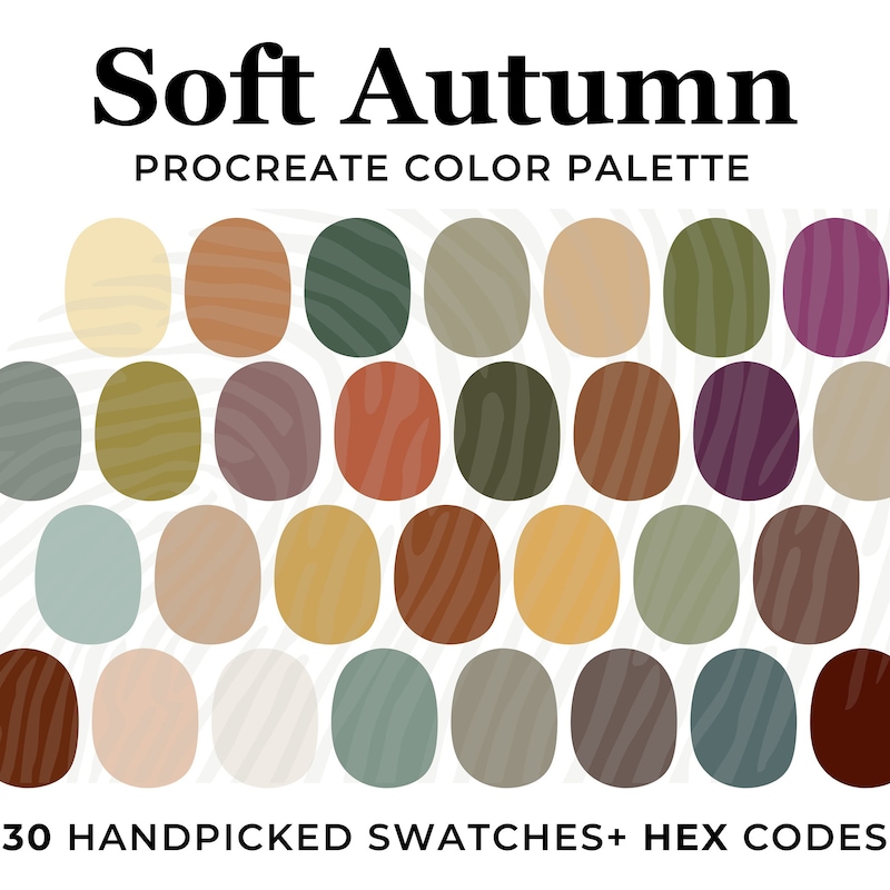 Warm Color Palette - Etsy