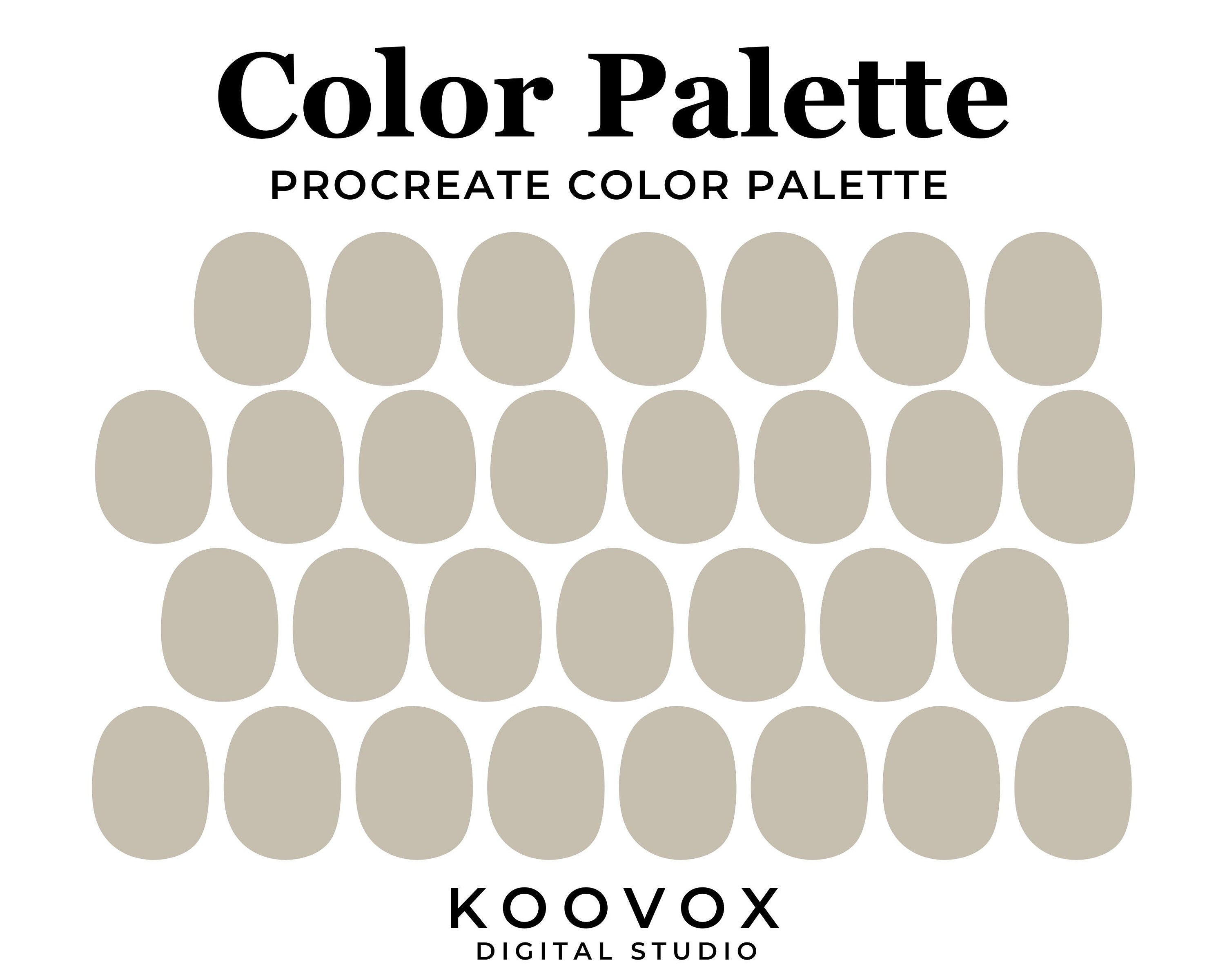 Rainbow Procreate Color Palette Procreate Color Palette Hex Codes Color ...