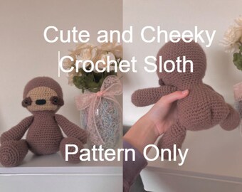 Cute and Cheeky Crochet Sloth Pattern