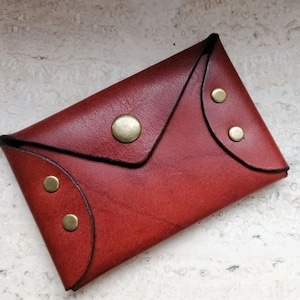 Braune Lederbrieftasche, Kartenhalter, Geldbörse für Wechselgeld, Kreditkartenetui aus Leder, Unisex-Ledergeschenk