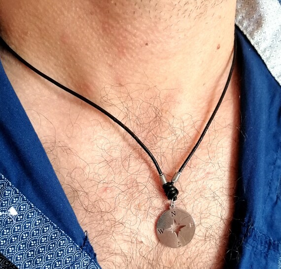 555Jewelry Collana A Croce Uomo/Donna In Acciaio Inox 316L Con Catena Regolabile 40-61 Cm
