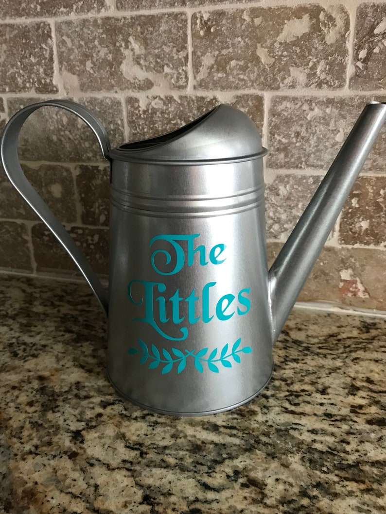 Personalized Watering Can Galvanized Steel Watering Can Etsy