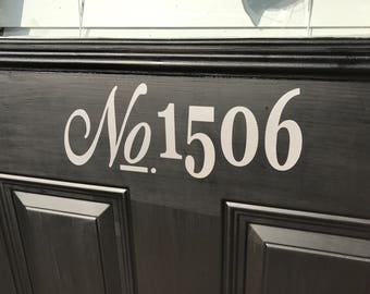 Front Door Address, Door Decal, Custom House Numbers, Front Door Entry Numbers, Apartment Number, Entryway, Number Decal