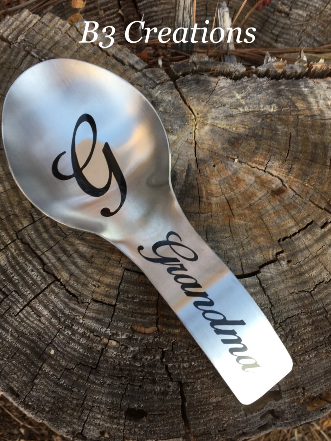 Stainless Steel Personalized Spoon Rest Wedding Gift Spoon Etsy