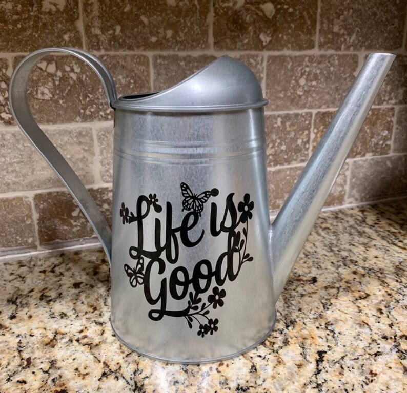 Personalized Watering Can Galvanized Steel Watering Can Etsy