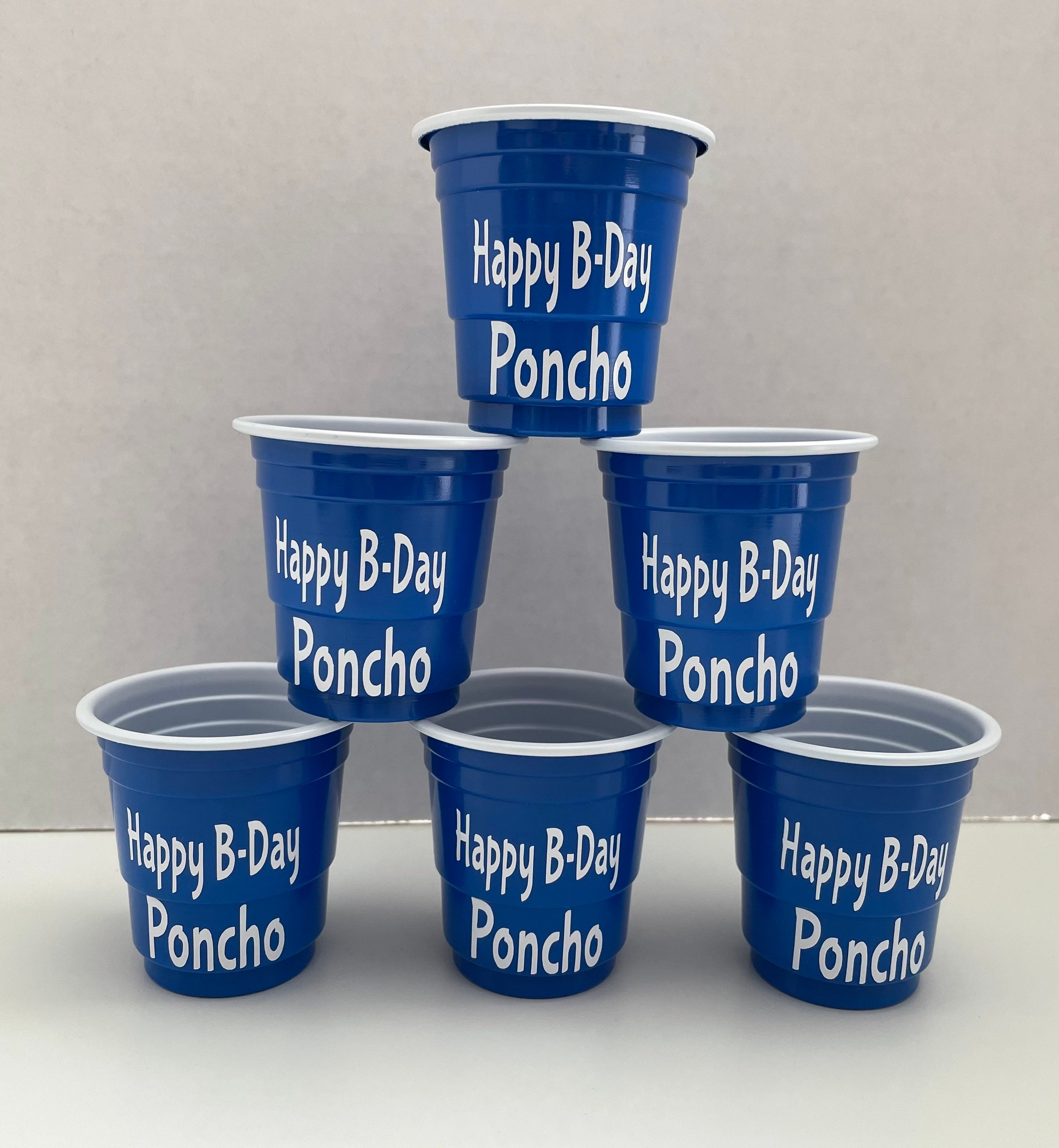 Personalized Mini Shot Glasses Custom Plastic Shot Glass Etsy