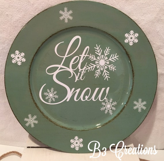 Charger Plate Christmas Decorative Housewarming Image 0