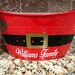 Personalized Santa Bucket, Santa's Belt Tub, Christmas Tub, Christmas Gift Container, Gift Tub, Christmas Decor, 