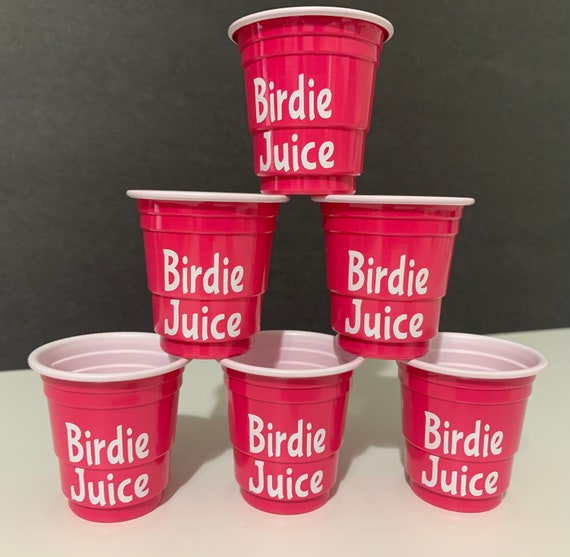 Hot Pink Personalized Mini Shot Glasses Custom Plastic Shot Etsy