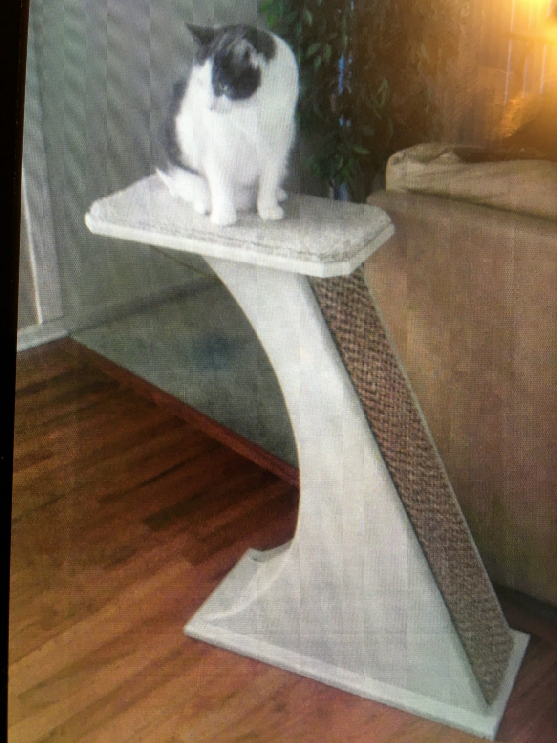 Cat Window Perch Scratch Post Grooming Perch Deluxe Perch Etsy