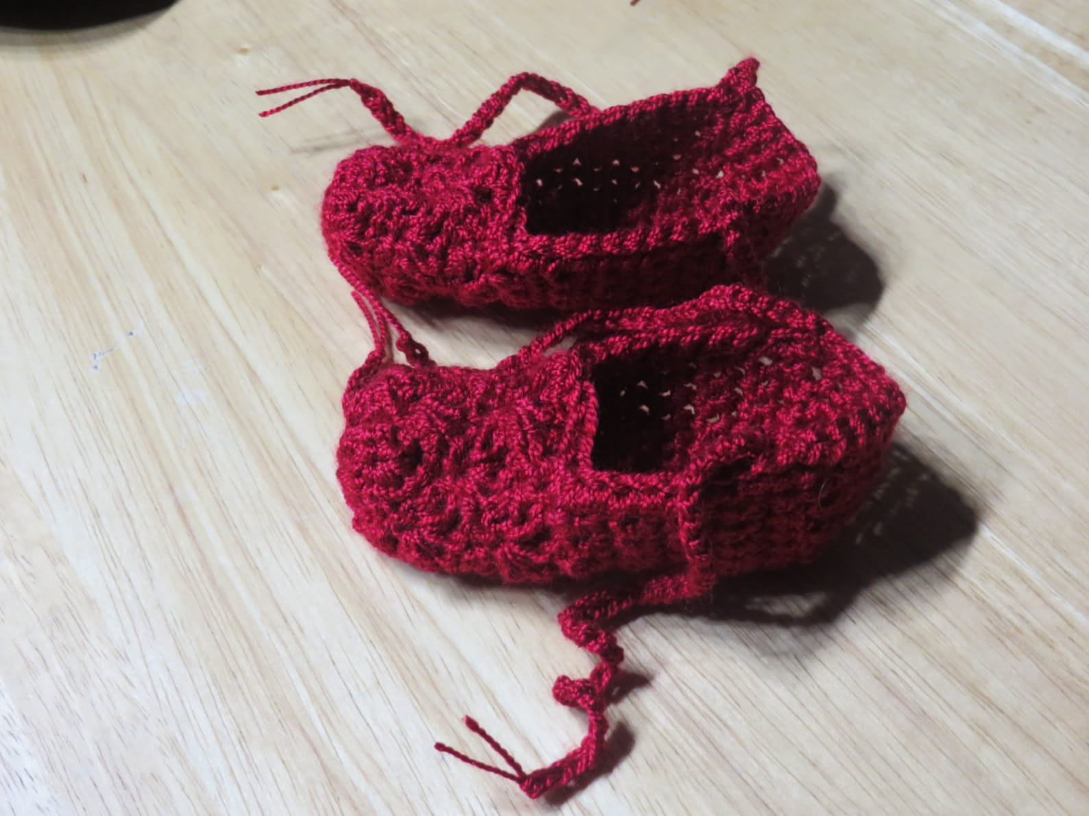 handmade crochet baby ballet slippers, booties, newborn - 6 months old, 6-12 months old, free shipping