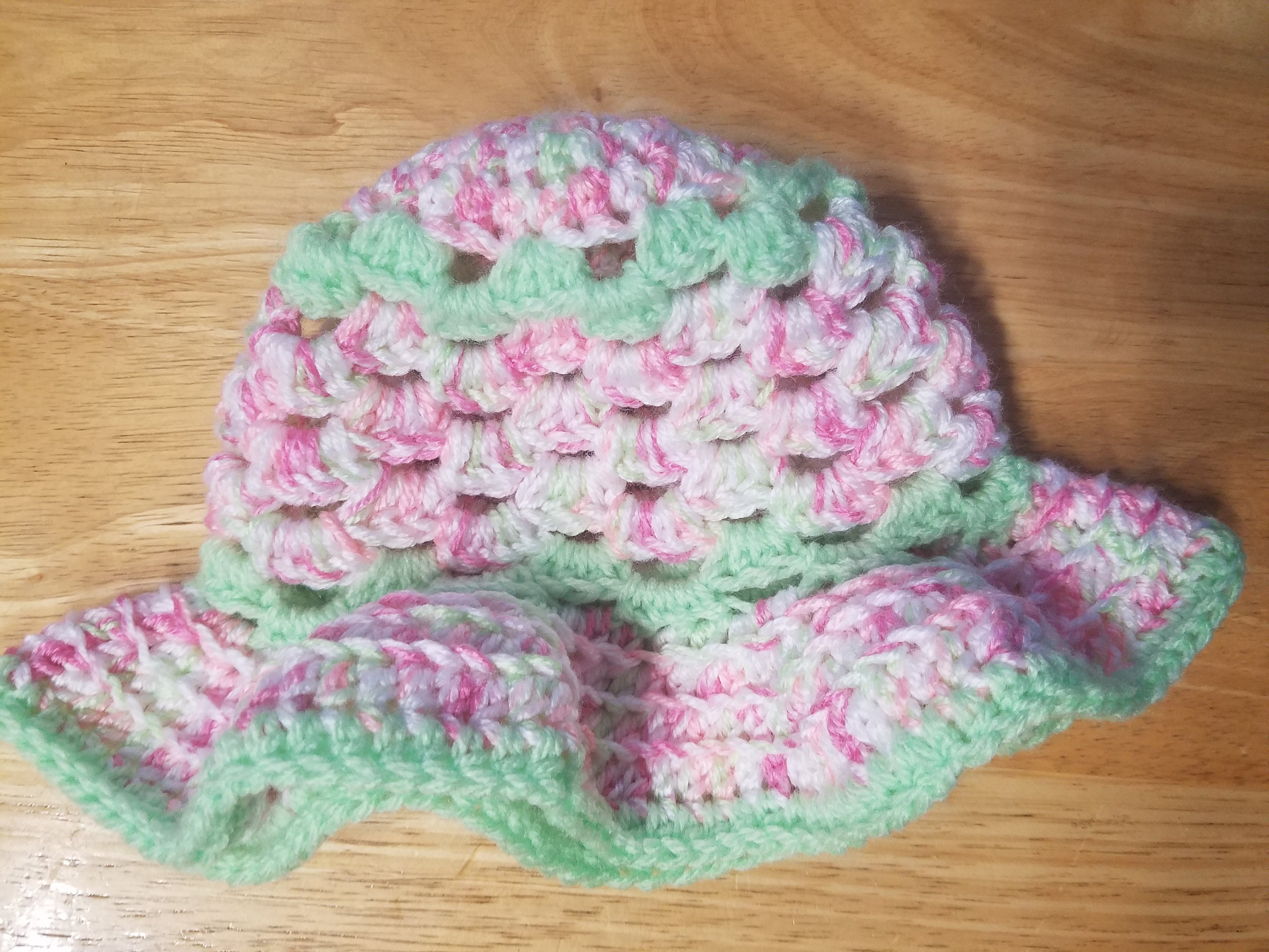 Baby Sun Hat Baby Newborn 03 Months Baby Girl Hat Etsy